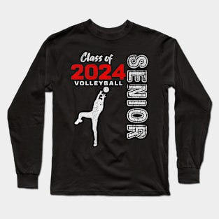 Volleyball Player Senior Class of 2024 - Graduation 2024 Premium Long Sleeve T-Shirt